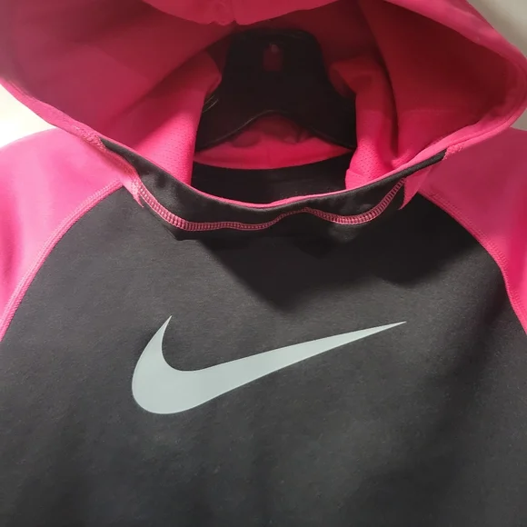 Nike Thermafit Pink/Black Pullover Hoodie M - Picture 4 of 7
